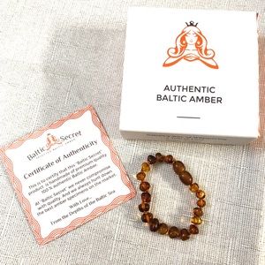 Baltic Amber Bracelet for Baby teething